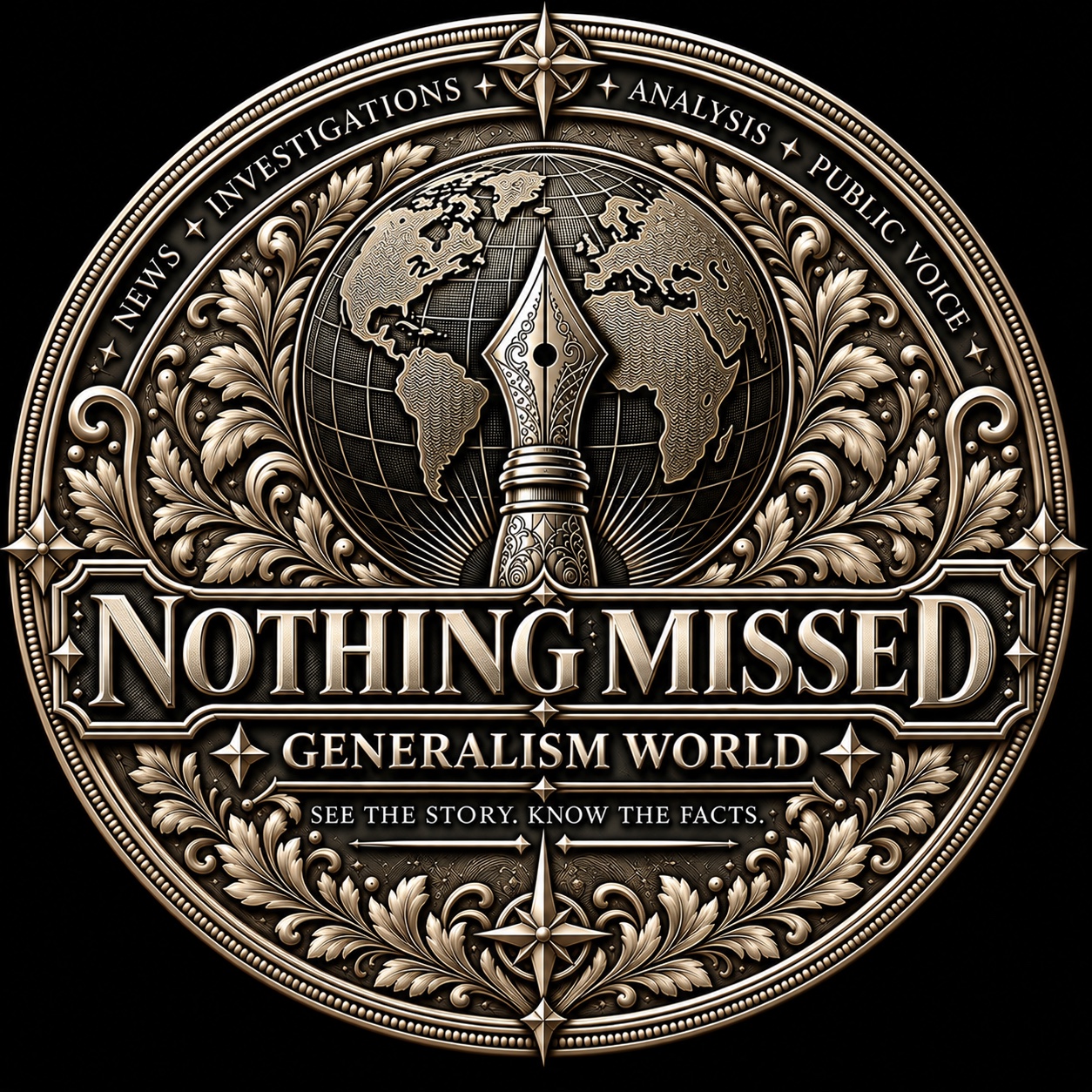 Nothing Missed engraved emblem